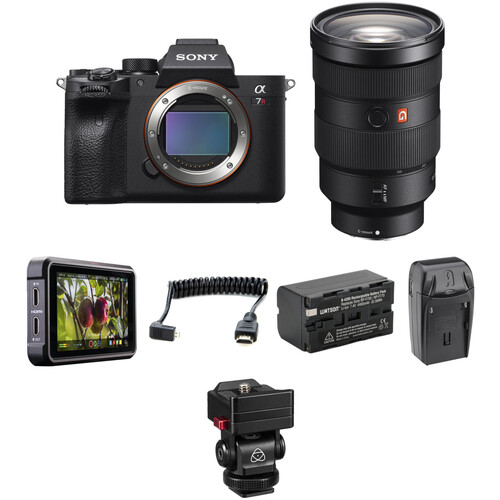 Sony Alpha a7R IV Mirrorless Digital Camera and 24-70mm f/2.8 Lens and HDR Filmmaker Kit