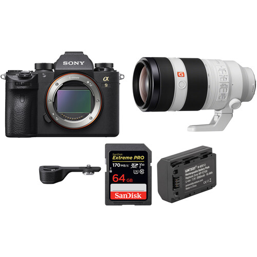 Sony Alpha a9 Mirrorless Digital Camera with 100-400mm Lens and Grip Extension Kit