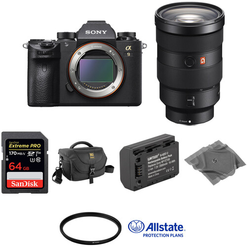 Sony Alpha a9 Mirrorless Digital Camera with 24-70mm f/2.8 Lens Deluxe Kit
