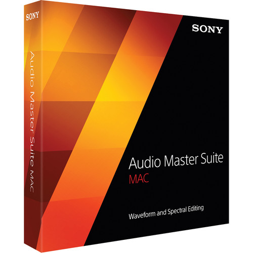 Sony Audio Master Suite Mac - Waveform and Spectral Editing (Academic)