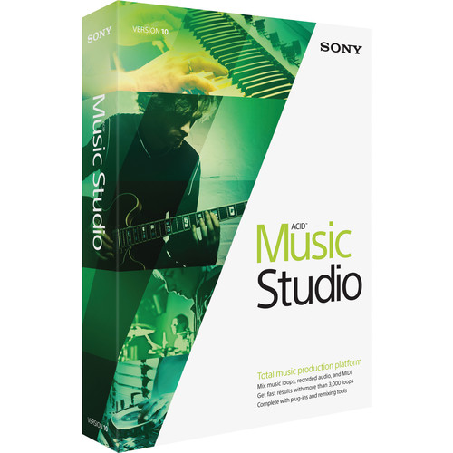 Sony ACID Music Studio 10 - Music Production Platform (Academic 500+ Site Licenses)