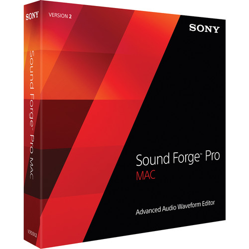 Sony Sound Forge Pro Mac 2.5 - Digital Audio Editing Software (Educational, Boxed)