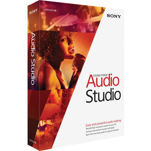 MAGIX Sound Forge Audio Studio 10 - Audio Editing/Production Software (Educational, Download)