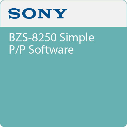 Sony BZS-8250 Simple P/P Software