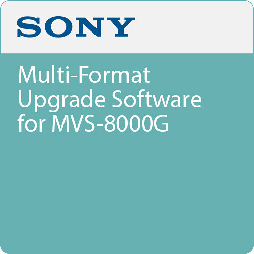Sony Multi-Format Upgrade Software for MVS-8000G