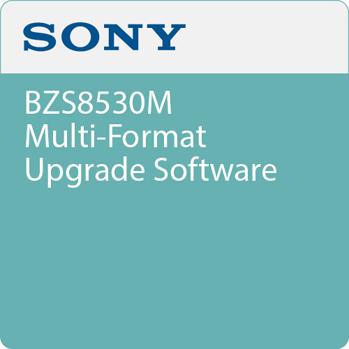 Sony BZS8530M Multi-Format Upgrade Software