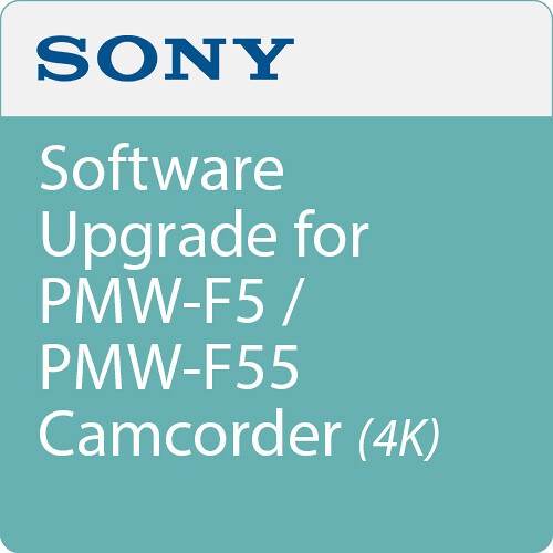 Sony Software Upgrade for PMW-F5 / PMW-F55 Camcorder (4K)