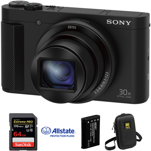 Sony Cyber-shot DSC-HX80 Digital Camera Deluxe Kit B&H Photo