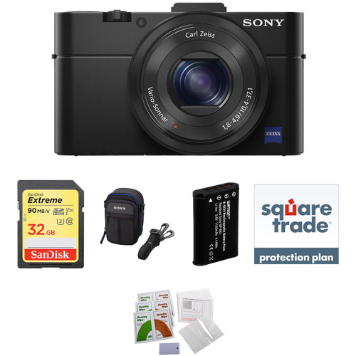 Sony Cyber-shot DSC-RX100 II Digital Camera Deluxe Kit B&H
