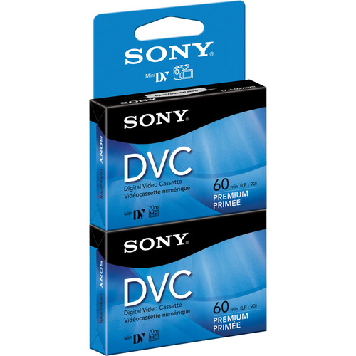 Sony DVM-60PRR 60-Minute Premium Mini DV Cassette (2-Pack)