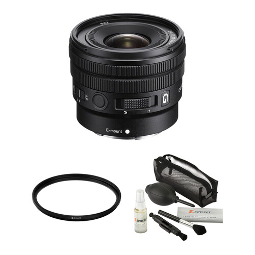Sony E 10-20mm f/4 PZ G Lens and Filter Kit (E-Mount)