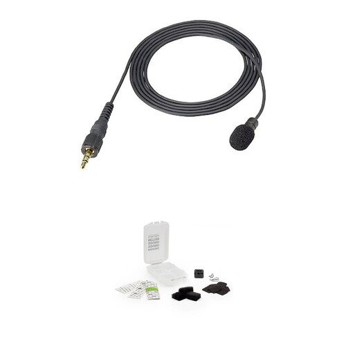 Sony ECM-V1BMP Omnidirectional Lavalier Microphone with Black Hiding Kit