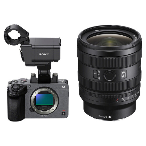 Sony FX5 Cinema Camera with XLR Handle Unit and 24-50mm f/2.8 Lens Kit