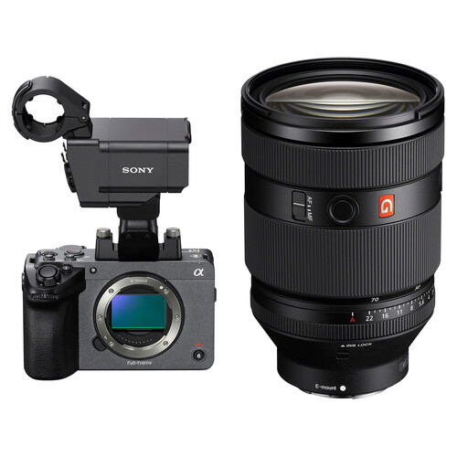 Sony FX5 Cinema Camera with XLR Handle Unit and 28-70mm f/2 Lens Kit