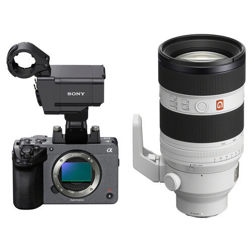 Sony FX5 Cinema Camera with XLR Handle Unit and 50-150mm Lens Kit