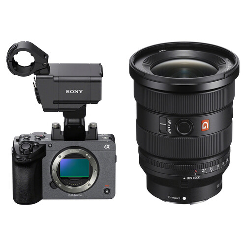 Sony FX5 Cinema Camera with XLR Handle Unit and 16-35mm f/2.8 Lens Kit