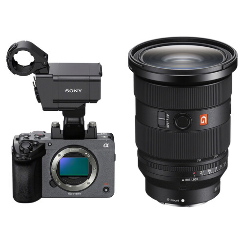 Sony FX5 Cinema Camera with XLR Handle Unit and 24-70mm f/2.8 Lens Kit