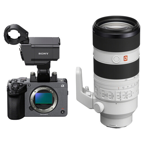 Sony FX5 Cinema Camera with XLR Handle Unit and 70-200mm f/2.8 Lens Kit