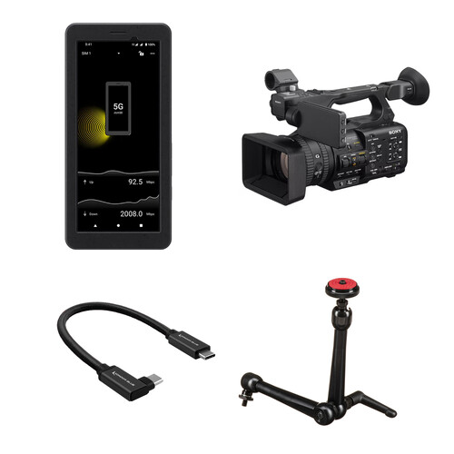 Sony HXR-NX800 4K NXCAM Camcorder with Live Streaming Kit