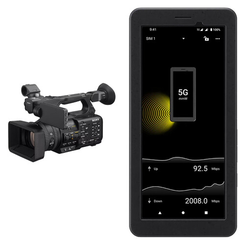 Sony HXR-NX800 4K NXCAM Camcorder Kit with PDT-FP1 Data TX