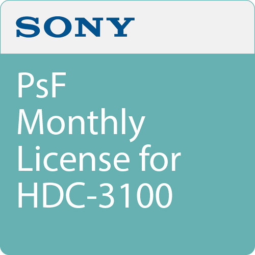 Sony PsF Monthly License for HDC-3100