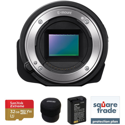 Sony ILCE-QX1 Mirrorless Lens-Style Digital Camera Deluxe Kit