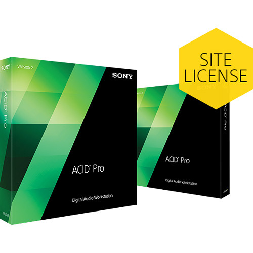 Sony ACID Pro 7 Upgrade - Audio, MIDI and Loop Based Recording Software (Single License for Multi-User Site, Boxed)
