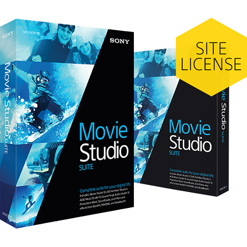 Sony Movie Studio 13 Suite (Site License)