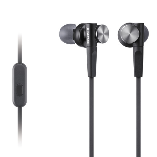 Sony MDR-XB50AP Extra Bass Earbud Headset (Black)