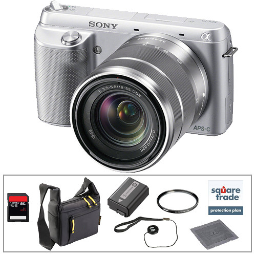 Sony Alpha NEX-F3 Mirrorless Digital Camera with 18-55mm Lens