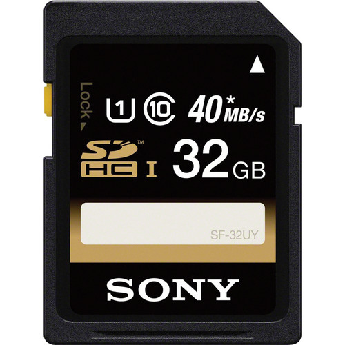 Sony 32GB SDHC Class 10 UHS-1 Memory Card