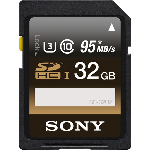 Sony 32GB SF-UZ Series UHS-I SDHC Memory Card SF32UZ/TQN B&H