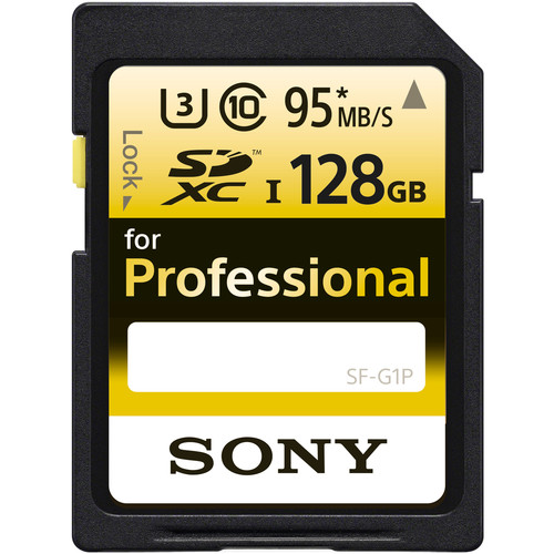 Sony 128GB Ultra-High Durability Professional SDXC UHS-I Memory Card (Class 10)