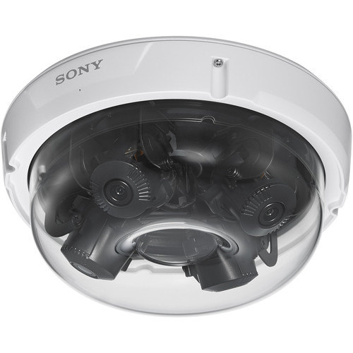 Sony SNC-WL862 20MP Outdoor Multisensor Network Dome Camera with 3.7-7.7mm Lenses