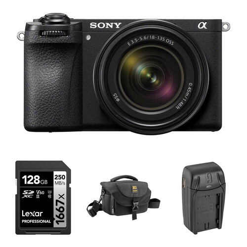 Sony a6700 Mirrorless Camera with 18-135mm f/3.5-5.6 Lens and Basic Bundle