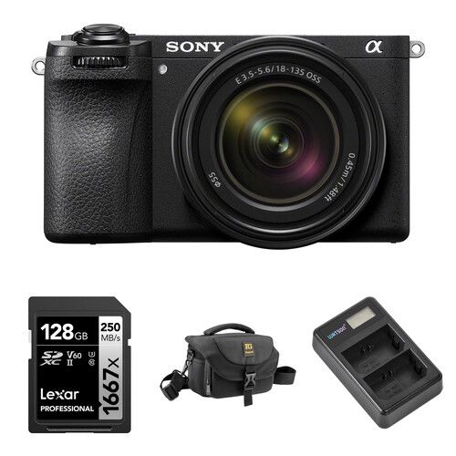 Sony a6700 Mirrorless Camera with 18-135mm f/3.5-5.6 Lens and Basic Bundle