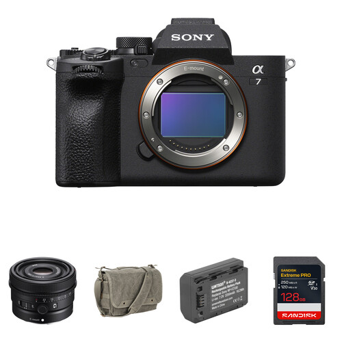 Sony a7 IV Mirrorless Camera with 50mm f/2.5 Lens and Basic Bundle