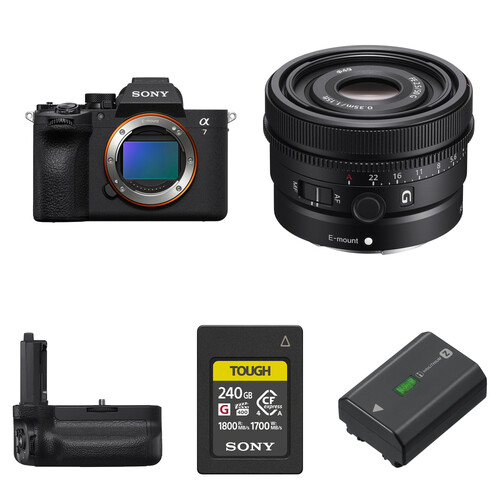 Sony a7 V Mirrorless Camera with 50mm f/2.5 Lens and Performance Kit