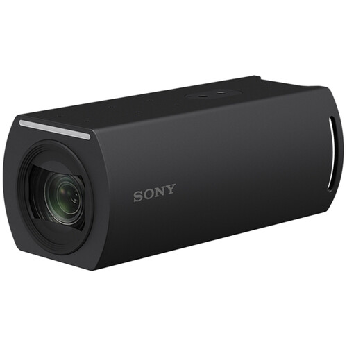 Sony Compact 4K60 Box-Style Remote Camera with 25x Optical Zoom (NDI License Key Code, Black)