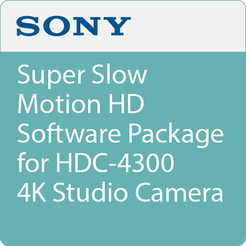 Sony Super Slow Motion HD Software Package for HDC-4300 4K Studio Camera