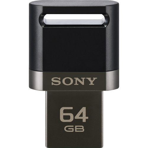 Sony 64GB USB On-the-Go Flash Drive (Black)
