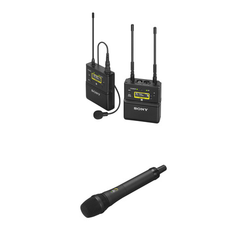 Sony UWP-D21 Camera-Mount Wireless Handheld Combo Microphone System Kit (UC25: 536 to 608 MHz)