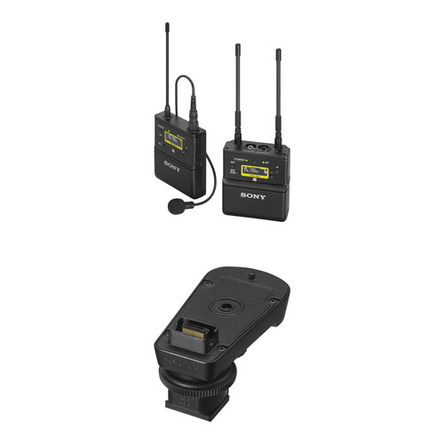 Sony UWP-D21 Camera-Mount Wireless Lavalier Microphone Kit with Digital MI Shoe Adapter (UC25: 536 to 608 MHz)