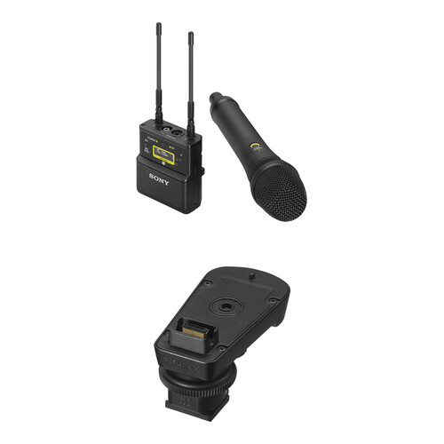 Sony UWP-D22 Camera-Mount Wireless Handheld Microphone Kit with Digital MI Shoe Adapter (UC14: 470 to 542 MHz)