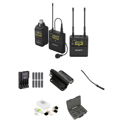 Sony UWP-D26 Camera-Mount Wireless Plug-In Combo Microphone System with Performance Kit (UC90: 941 to 960 MHz)