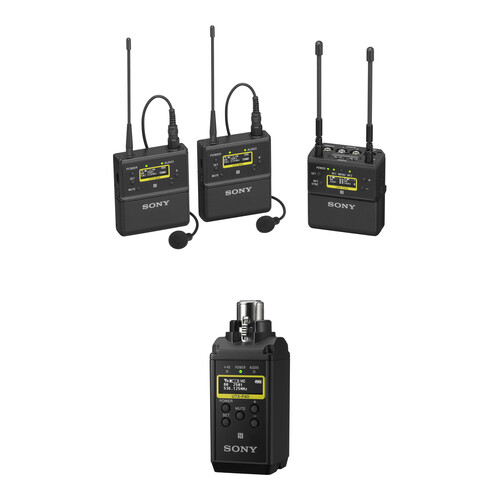 Sony UWP-D27 2-Person Camera-Mount Wireless Plug-On Combo Microphone System Kit (UC14: 470 to 542 MHz)