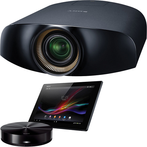 Sony VPL-VW1100ES/X 4K Home Cinema Projector with 4K Media Player & 16 GB Xperia Tablet Z