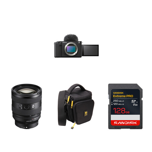 Sony ZV-E1 Mirrorless Camera with 20-70mm Lens and Accessories Kit (Black)