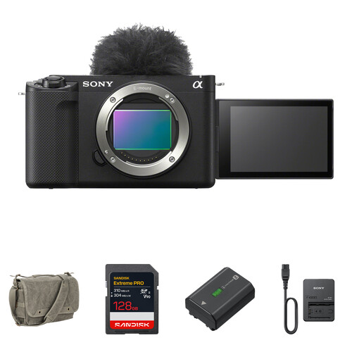 Sony ZV-E1 Mirrorless Camera with Essentials+ Kit (Black)