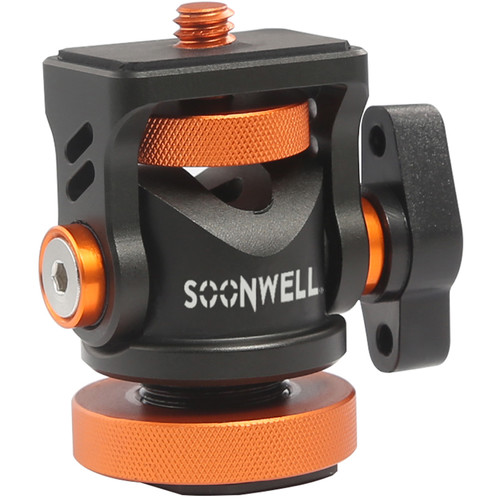 SOONWELL Mini Ball Head with Shoe Mount